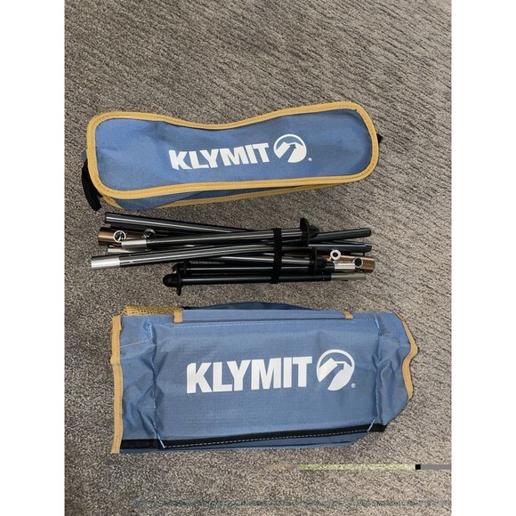 Klymit Ridgeline Camping Chair for Adults, Folding Chair for Outside, Blue - Picture 3 of 5